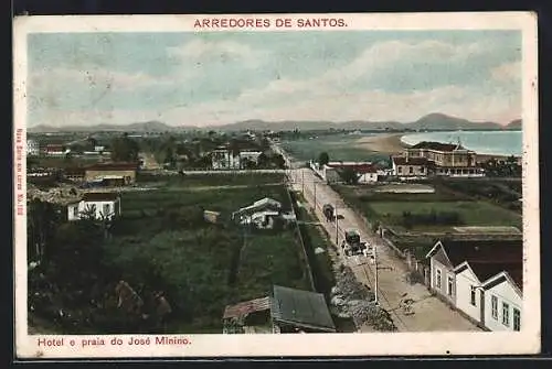 AK Arredores de Santos, Hotel e praia do José Minino