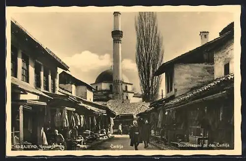 AK Sarajevo, Strassenszene in der Carsija
