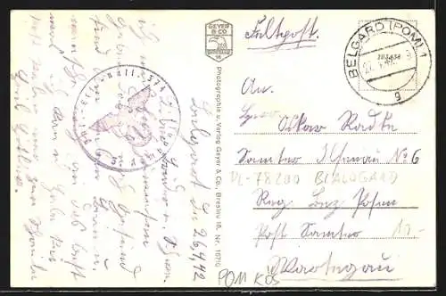 AK Belgard, Ansicht vom Marktplatz