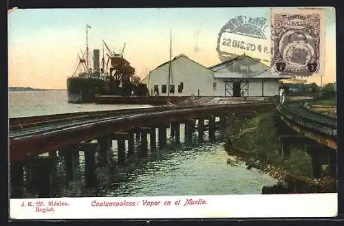 AK Coatzacoalcos, Vapor en el Muelle