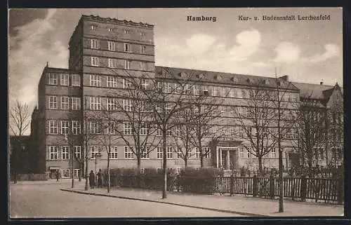 AK Hamburg-Uhlenhorst, Kur- und Badeanstalt Lerchenfeld