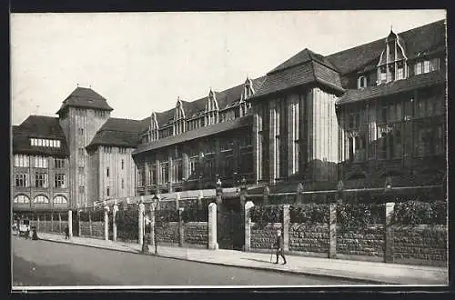 AK Berlin, Kaufhaus Wertheim, Eingang Vossstrasse