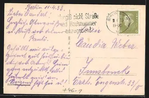 AK Berlin-Tiergarten, Grossstadtverkehr Friedrich-Ebert-Strasse, Strassenbahn
