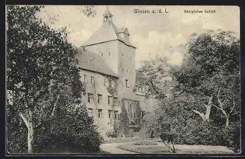 AK Winsen a. d. L., Königliches Schloss mit Garten