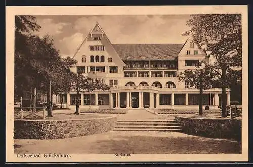 AK Glücksburg, Kurhaus mit Vorhof