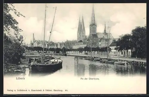 AK Lübeck, Schiff an der Obertrave