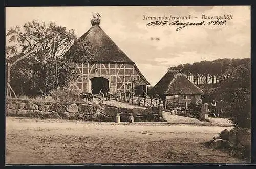 AK Timmendorferstrand, am Bauerngehöft