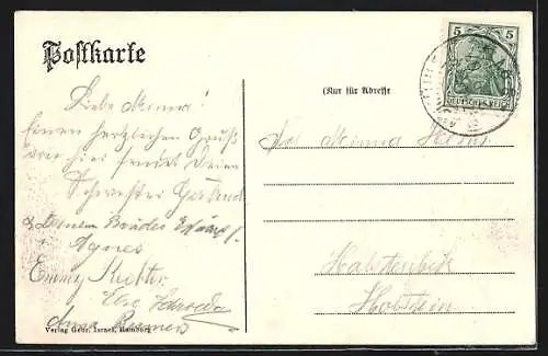 AK Aumühle / Sachsenwald, Villenpartie