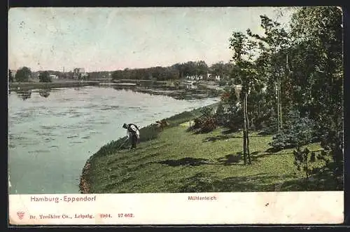AK Hamburg-Eppendorf, Mühlenteich