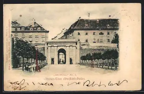 AK Alt-Wien, Stuben-Thor, Vorstadt-Seite