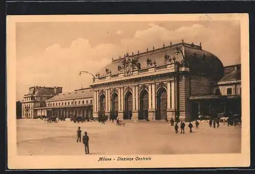 AK Milano, Stazione Centrale, Bahnhof