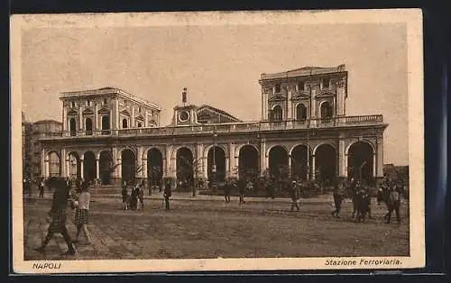 AK Napoli, Stazione Ferroviaria, Bahnhof