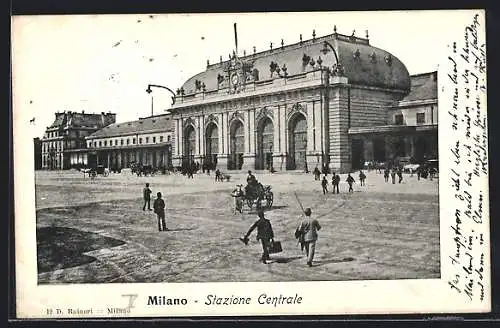 AK Milano, Staziione Centrale, Bahnhof