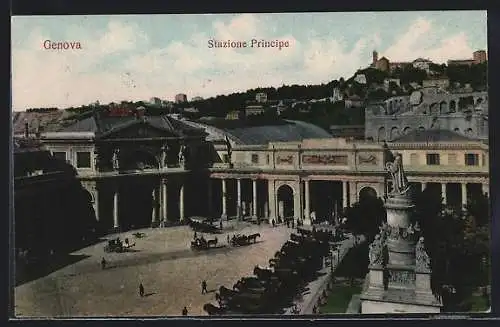 AK Genova, Stazione Principe, Bahnhof
