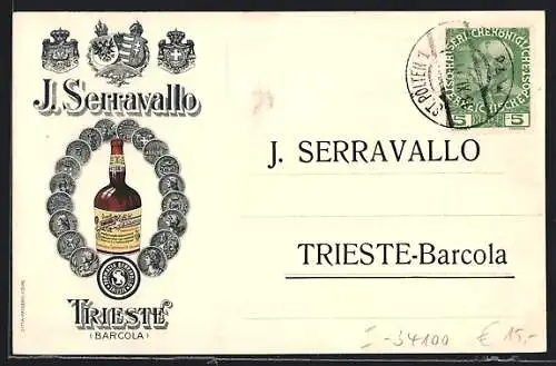 AK Trieste, Wein von J. Serravallo