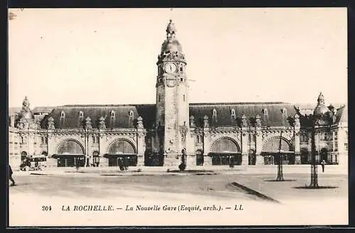 AK La Rochelle, La Nouvelle Gare, Bahnhof