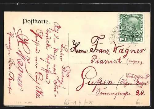 AK Franzensfeste, Ortspartie mit Plose und Eisenbahn