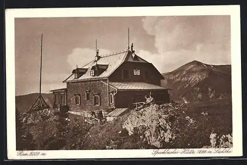 AK Speckbacher-Hütte a.d. Rax, Gesamtansicht