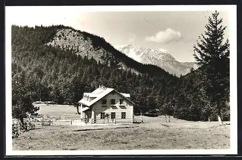 AK Stoanwandler-Hütte, Berghütte von Inge Mühlhofer und Hohe Wand