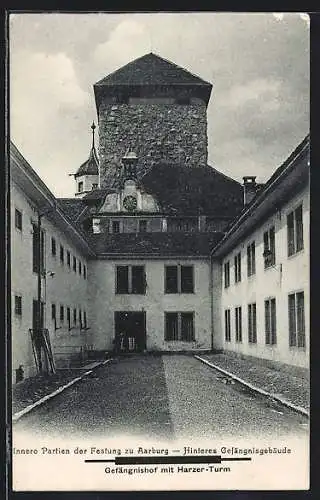 AK Aarburg, hinteres Gefängnisgebäude der Festung