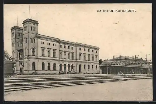 AK Kohlfurt, Bahnhof von der Gleisseite