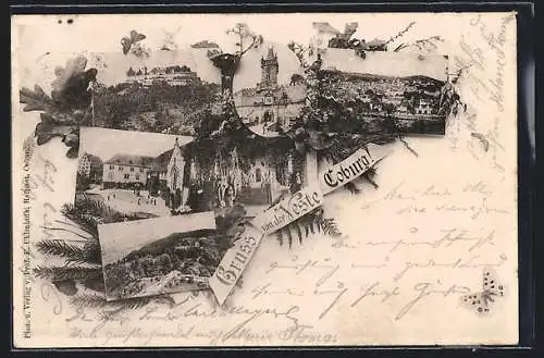 AK Coburg, Panorama und Veste Coburg