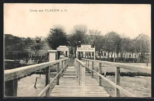 AK Berlin-Kladow, Blick auf das Gasthaus Segler`s Heim