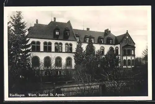 AK Riedlingen /Württ., Institut St. Agnes