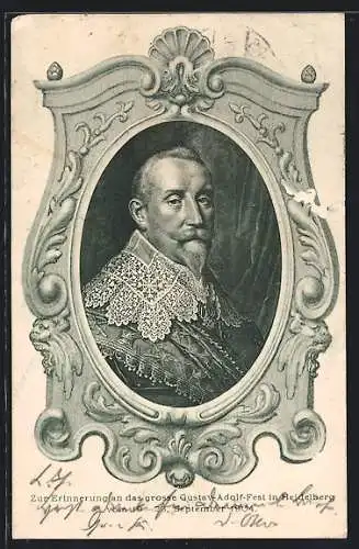 AK Portrait von König Gustav II. Adolf von Schweden