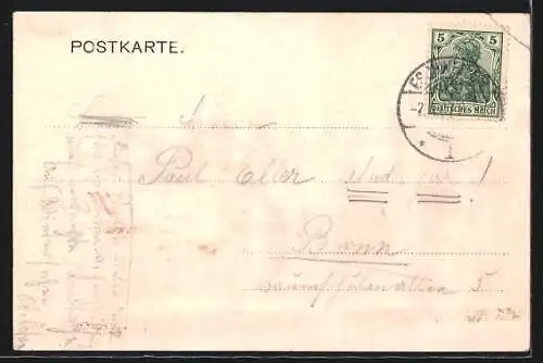 AK Eschweiler, Hotel Wantzen, Neugrabenstrasse