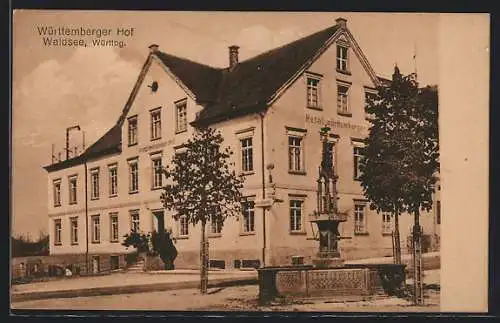 AK Waldsee /Württbg., Hotel Württemberger Hof
