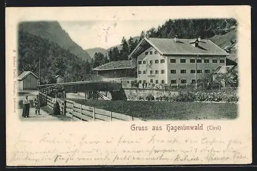 AK Achenkirch, Gasthaus Hagen im Wald