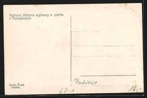 AK Pardubice, Vystava telesne vychovy a sportu, Ausstellung