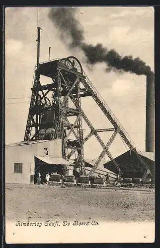 AK Kimberley Shaft, De Beers Co., Bergbau