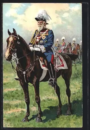 AK Zur Erinnerung an den 90ten Geburtstag des Prinzregenten Luitpold von Bayern 1911