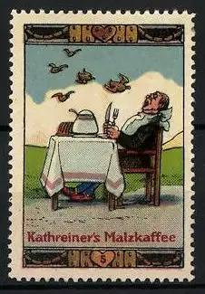 Reklamemarke Kathreiner's Malzkaffee, Märchenserie: Schlaraffenland