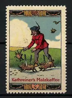 Reklamemarke Kathreiner's Malzkaffee, Märchenserie: Schlaraffenland