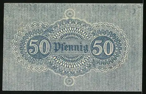 Notgeld Neckargemünd 1917, 50 Pfennig, Bürgermeister Kirchmayers Unterschrift