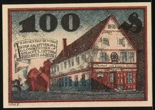 Notgeld Neumarkt 1921, 100 Pfennig, Gasthof zum blauen Stern