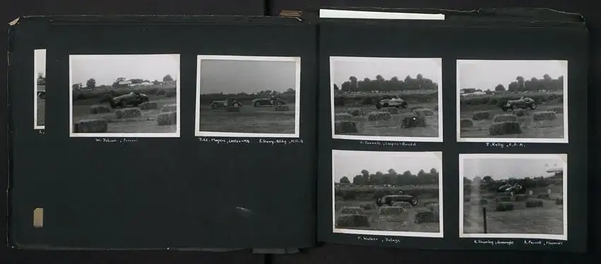 Fotoalbum mit 232 Fotografien Road Raceing 1952-1957, Goodwood, Silverstone, Autorennen, Motorrad, Ferrari, Mercedes 5