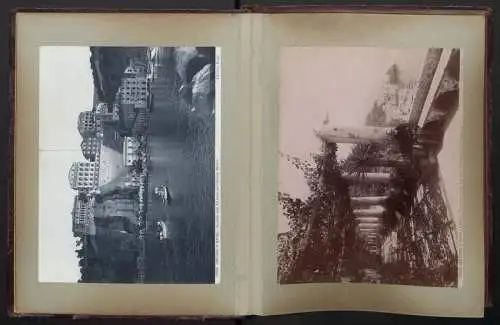 Fotoalbum mit 72 Fotografien, Ansicht Napoli, Edizioni Brogi, Genova. Roma, Contorni di Napoli, Amalfi, Madeira, Pompei