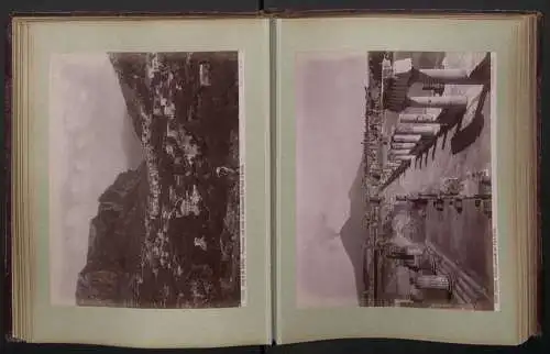 Fotoalbum mit 72 Fotografien, Ansicht Napoli, Edizioni Brogi, Genova. Roma, Contorni di Napoli, Amalfi, Madeira, Pompei