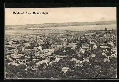 AK Montreal, Montreal from Mount Royal