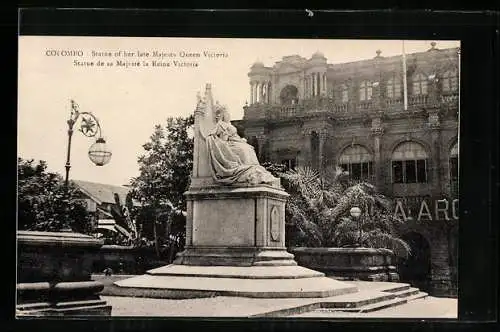 AK Colombo, Statue of her late Majesty Queen Victoria