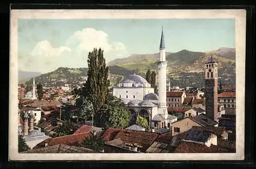 AK Sarajewo, Blick über die Dächer