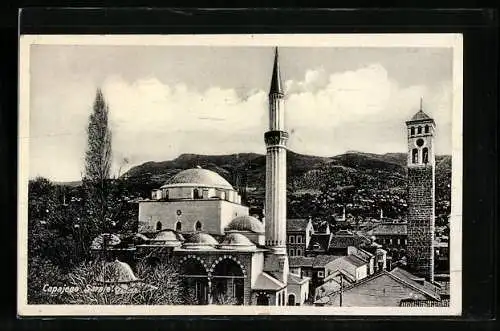 AK Sarajevo, Teilansicht mit Moschee