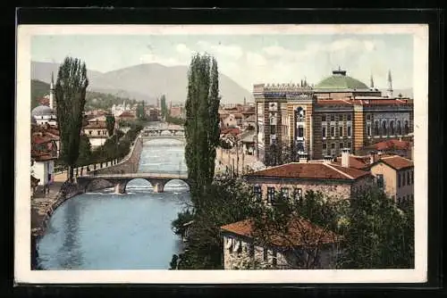 AK Sarajewo, Ortspartie am Fluss