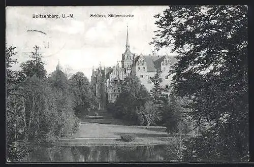 AK Boitzenburg, Schloss, Südwestseite