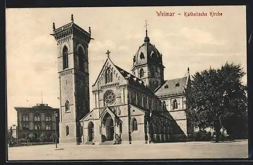 AK Weimar / Thür., Katholische Kirche