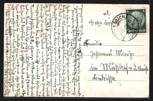 AK Saarbrücken, Denkmal des Dragonerregiments No 7